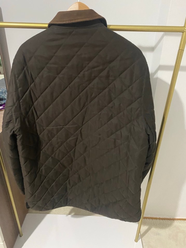 Orijinal Düğmeli Kahverengi Süet Erkek Ceket + - Görsel 3