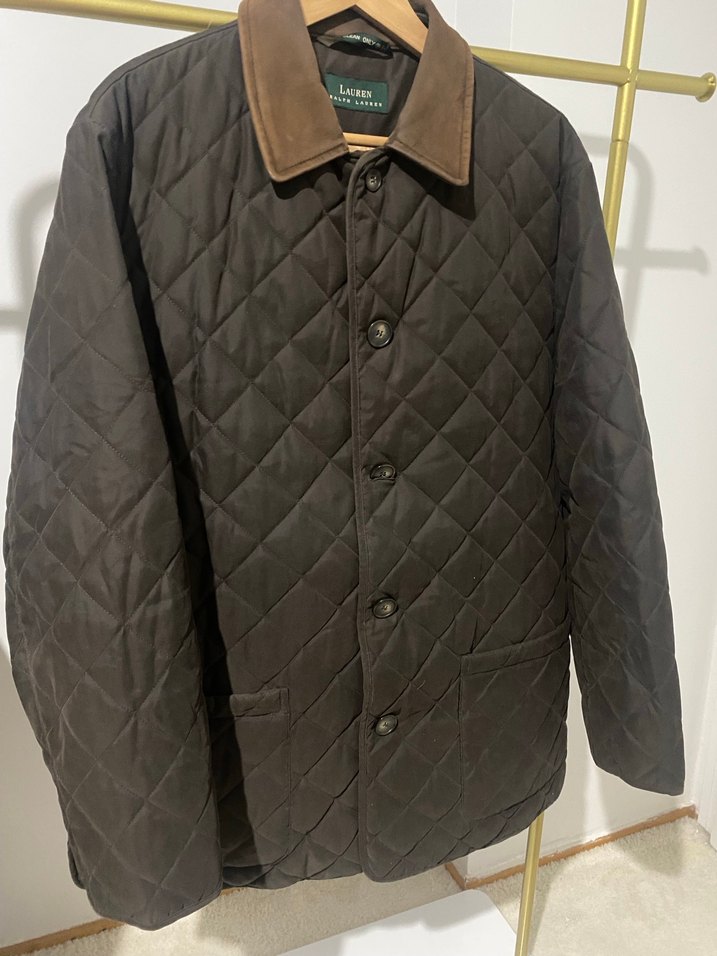 Orijinal Düğmeli Kahverengi Süet Erkek Ceket + - Görsel 2