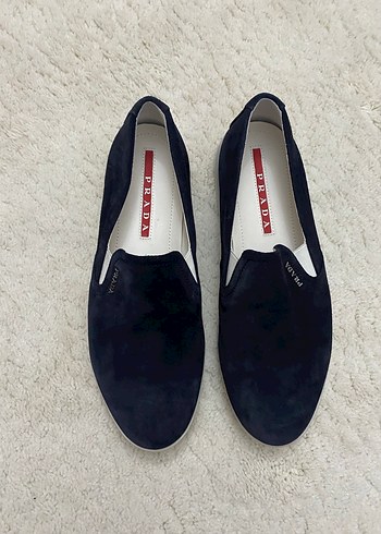 Erkek Lacivert Prada Espadril - Görsel 6