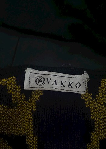 Uzun Kollu Mor Desenli Örgü Elbise - Görsel 2