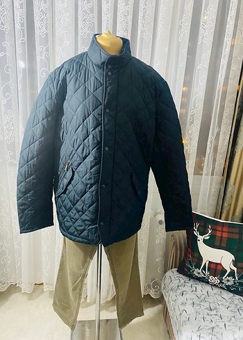 Barbour Siyah Kapitone Erkek + - Görsel 4