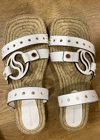 Beyaz Tokalı Kadın Dolgu Topuklu Espadril - Görsel 5