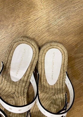 Beyaz Tokalı Kadın Dolgu Topuklu Espadril - Görsel 6