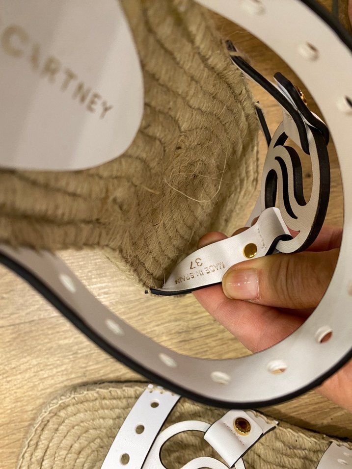 Beyaz Tokalı Kadın Dolgu Topuklu Espadril - Görsel 4