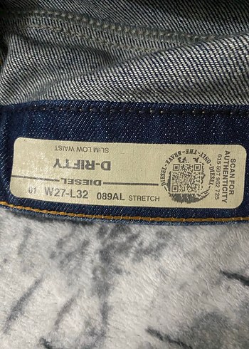 Orijinal Lacivert Çizgili Rahat Kesim Kot Pantolon - Görsel 13