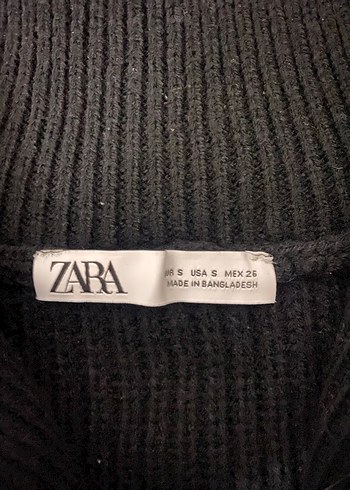 Siyah Yarım Fermuarlı Kolsuz Örgü Kazak - Görsel 6