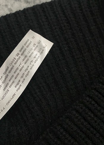 Siyah Yarım Fermuarlı Kolsuz Örgü Kazak - Görsel 8