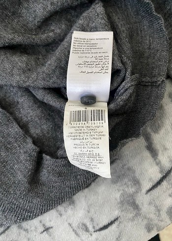 Gri Erkek Polo Yaka Örgü Yün Kazak - Görsel 10