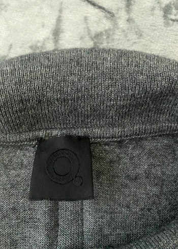 Gri Erkek Polo Yaka Örgü Yün Kazak - Görsel 7