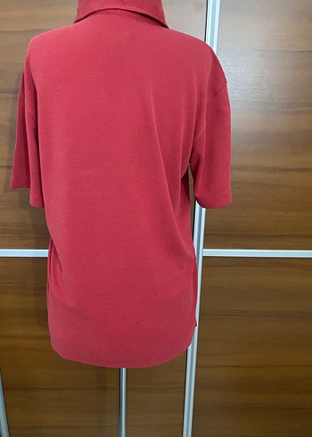 Columbia Kırmızı Düğmeli Erkek Polo Tişört - Görsel 4