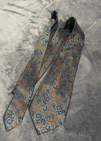 Bordo Vintage Desenli Erkek Kravat bir tane fiyatı - Görsel 8