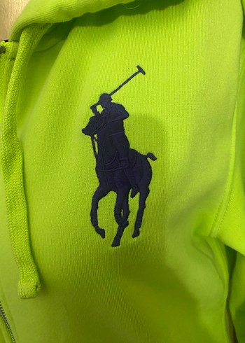 Orijinal sıfır ayarında Yeşil Fermuarlı Kadın Sweatshirt - Görsel 2