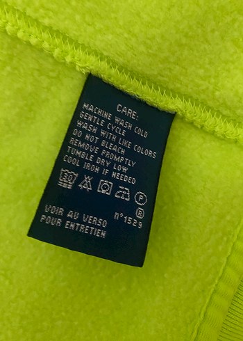 Orijinal sıfır ayarında Yeşil Fermuarlı Kadın Sweatshirt - Görsel 6