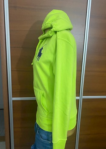 Orijinal sıfır ayarında Yeşil Fermuarlı Kadın Sweatshirt - Görsel 3