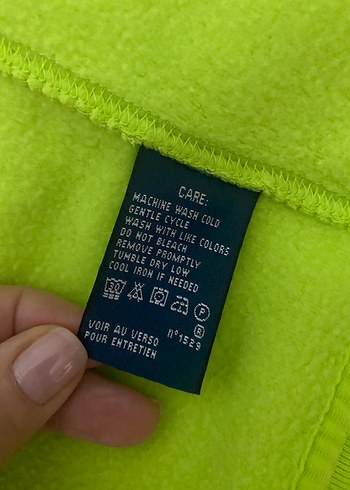 Orijinal sıfır ayarında Yeşil Fermuarlı Kadın Sweatshirt - Görsel 5