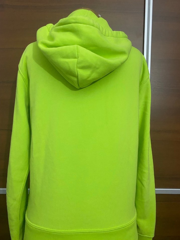 Orijinal sıfır ayarında Yeşil Fermuarlı Kadın Sweatshirt - Görsel 4