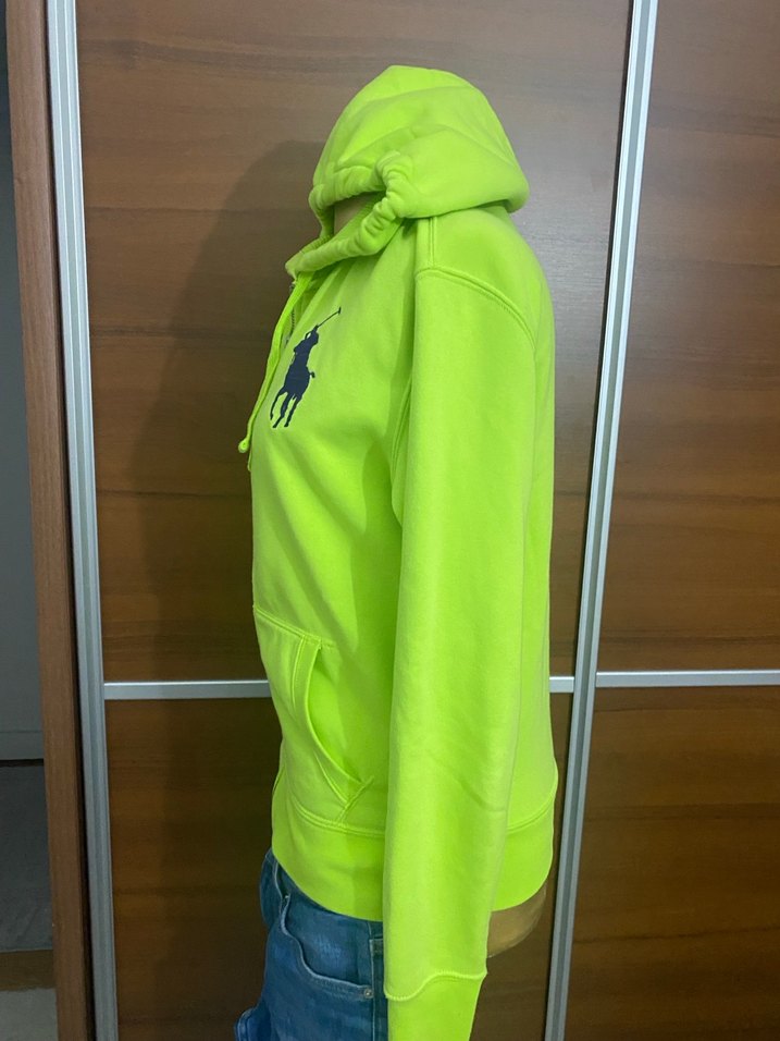 Orijinal sıfır ayarında Yeşil Fermuarlı Kadın Sweatshirt - Görsel 3