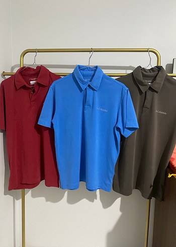 Mavi orijinal sıfır Columbia Erkek Polo Yaka Tişört - Görsel 6