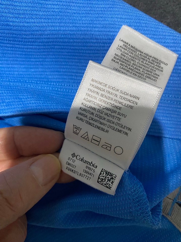Mavi orijinal sıfır Columbia Erkek Polo Yaka Tişört - Görsel 5