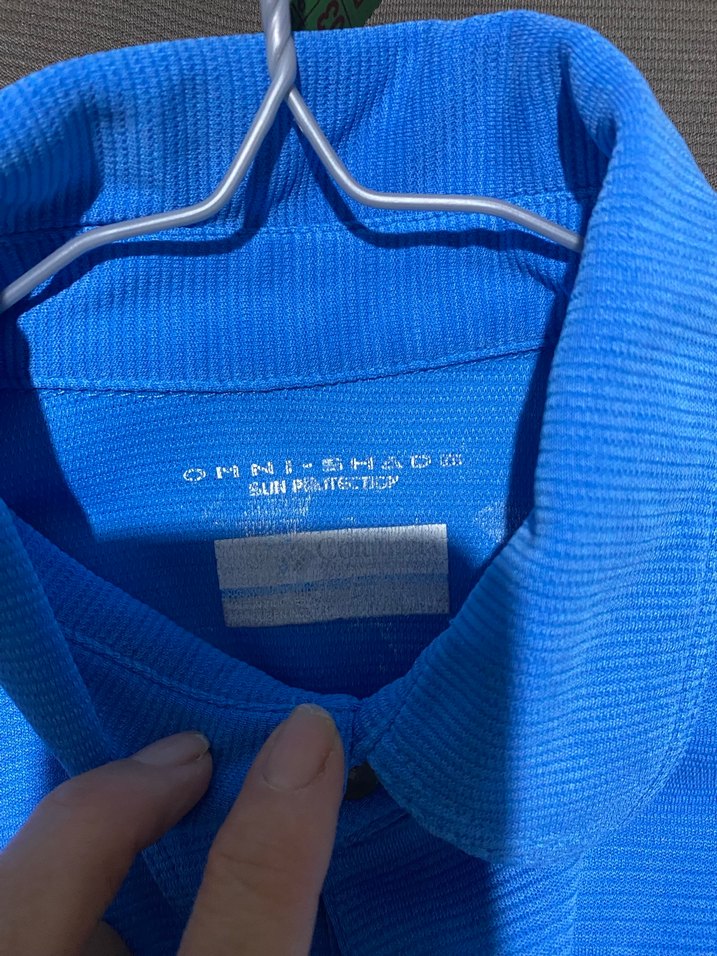 Mavi orijinal sıfır Columbia Erkek Polo Yaka Tişört - Görsel 4