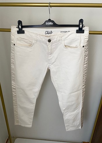 Beymen Club Siklik Ve Rahatlik Beyaz Straight Jean