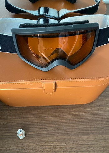 Decathlon Turuncu Camli Siyah Kayak Gozlugu
