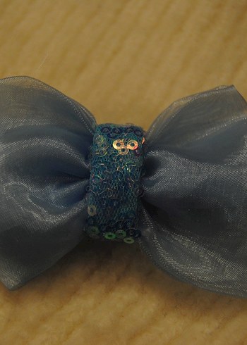 Mavi Payetli Bohem Vintage Saç Tokası Elsa - Görsel 3