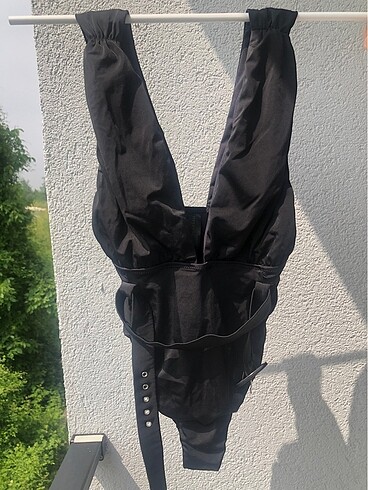 Siyah kemer detaylı mayo - Görsel 3