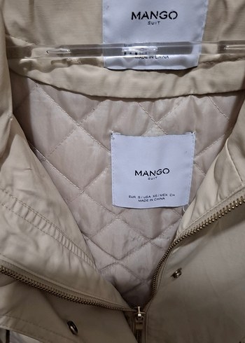 s Beden ten rengi Renk Bej Midi Düğmeli Street Wear Kadın Mont