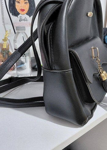 LCW Siyah Deri Püsküllü Kadın Çanta - Görsel 3