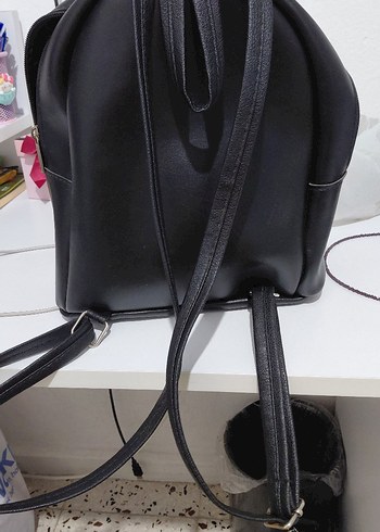 LCW Siyah Deri Püsküllü Kadın Çanta - Görsel 5