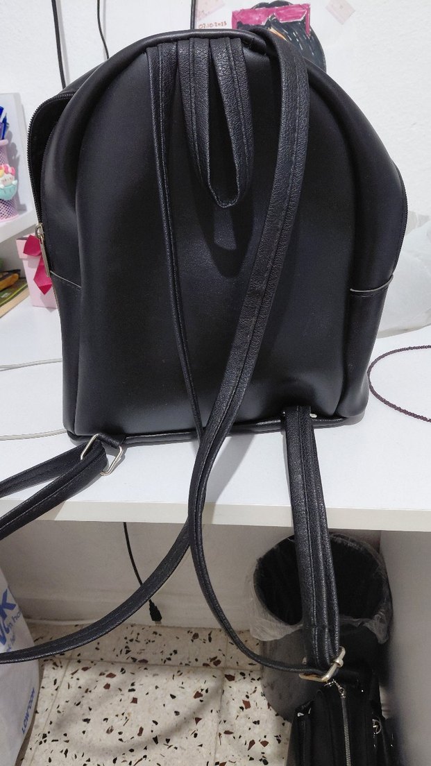 LCW Siyah Deri Püsküllü Kadın Çanta - Görsel 5