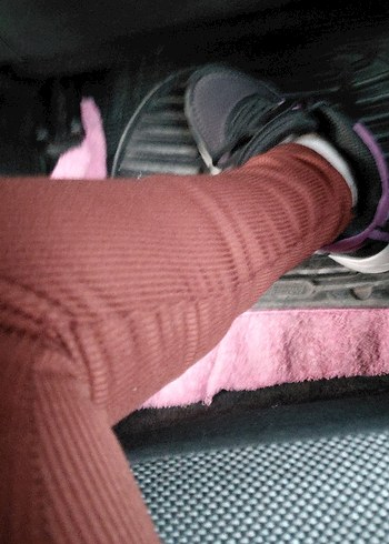 Kahverengi Kadın  Tayt - Görsel 6