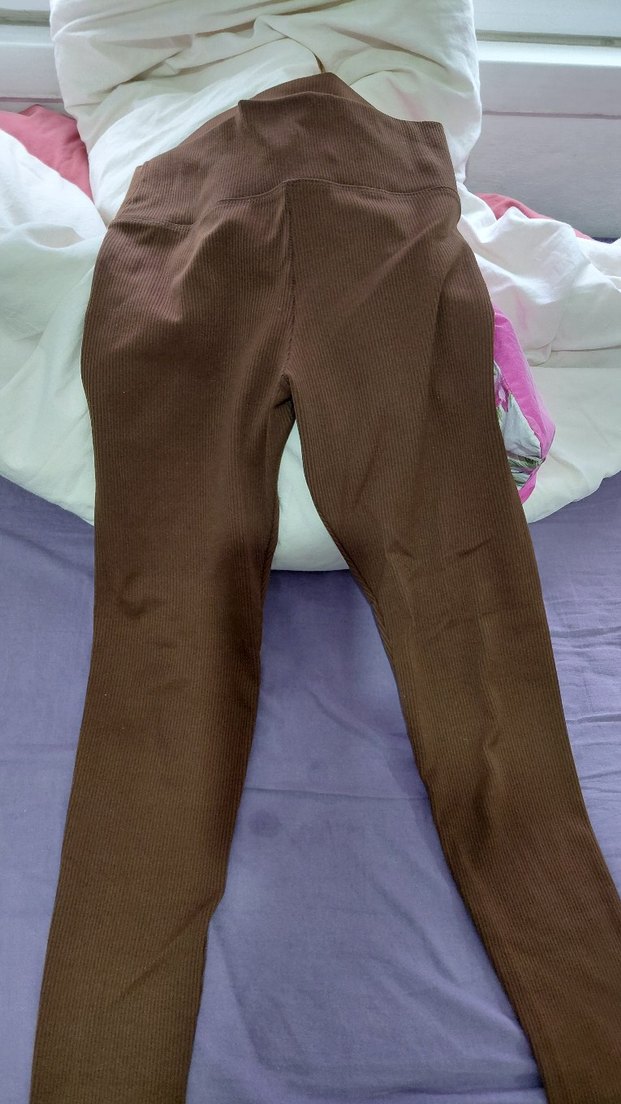 Kahverengi Kadın  Tayt - Görsel 4