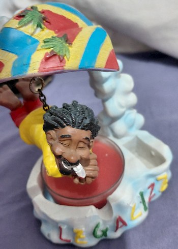 Renkli Paraşütçü Figürlü Mumluk - Görsel 3