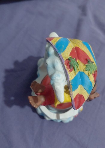 Renkli Paraşütçü Figürlü Mumluk - Görsel 5