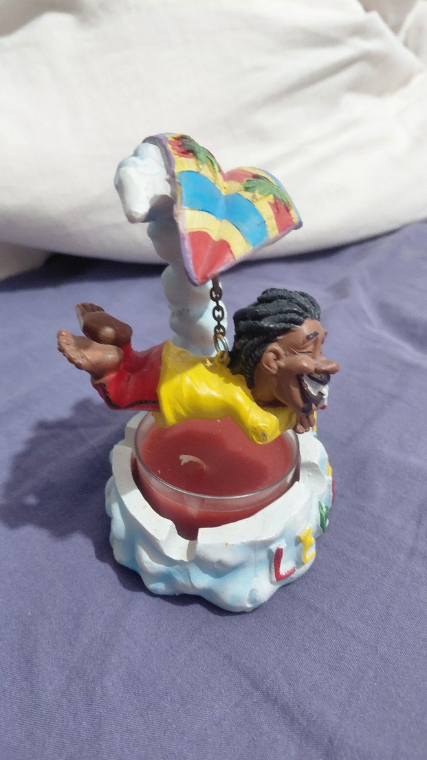 Renkli Paraşütçü Figürlü Mumluk - Görsel 2