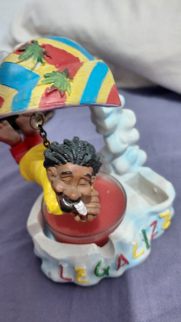 Renkli Paraşütçü Figürlü Mumluk - Görsel 3