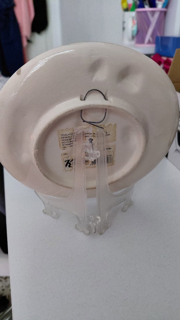 Kapadokya Temalı Bohem El Yapımı Tabak - Görsel 2