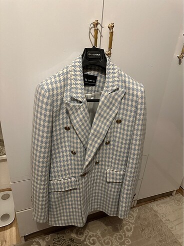 TUVİT TÜVİT CEKET - KAZ AYAKLI CEKET - BLAZER CEKET