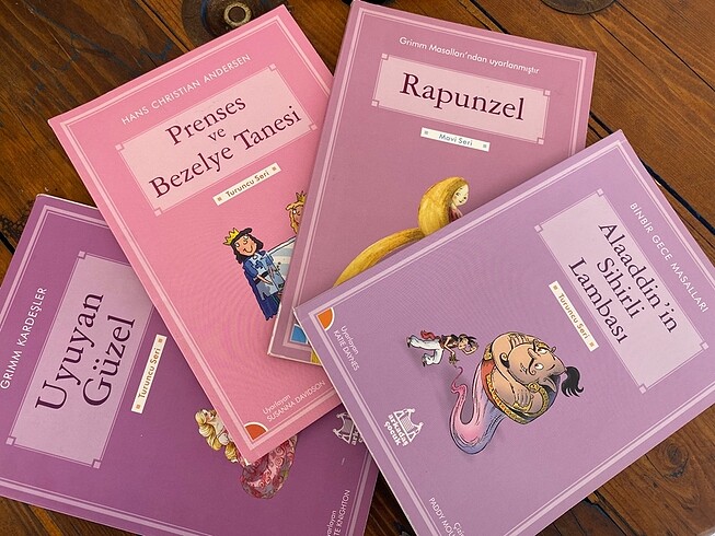 Uyuyan güzel ,Rapunzel,Prenses ve Bezelye Tanesi ,Alaaddin?in Si
