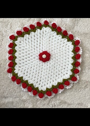 Renkli Örgü Banyo Lifleri - Görsel 13