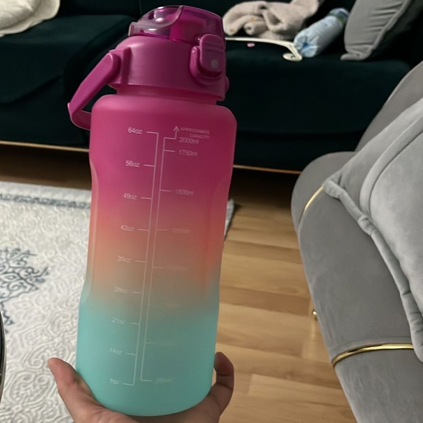 Pastel Renkli Motivasyon Şişesi - Görsel 2