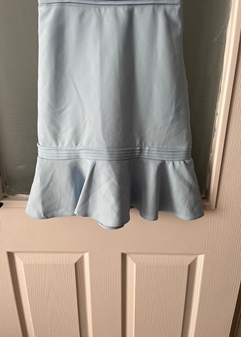 Mavi Midi Mezuniyet Elbisesi - Görsel 3