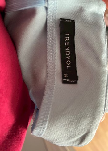 Mavi Midi Mezuniyet Elbisesi - Görsel 2