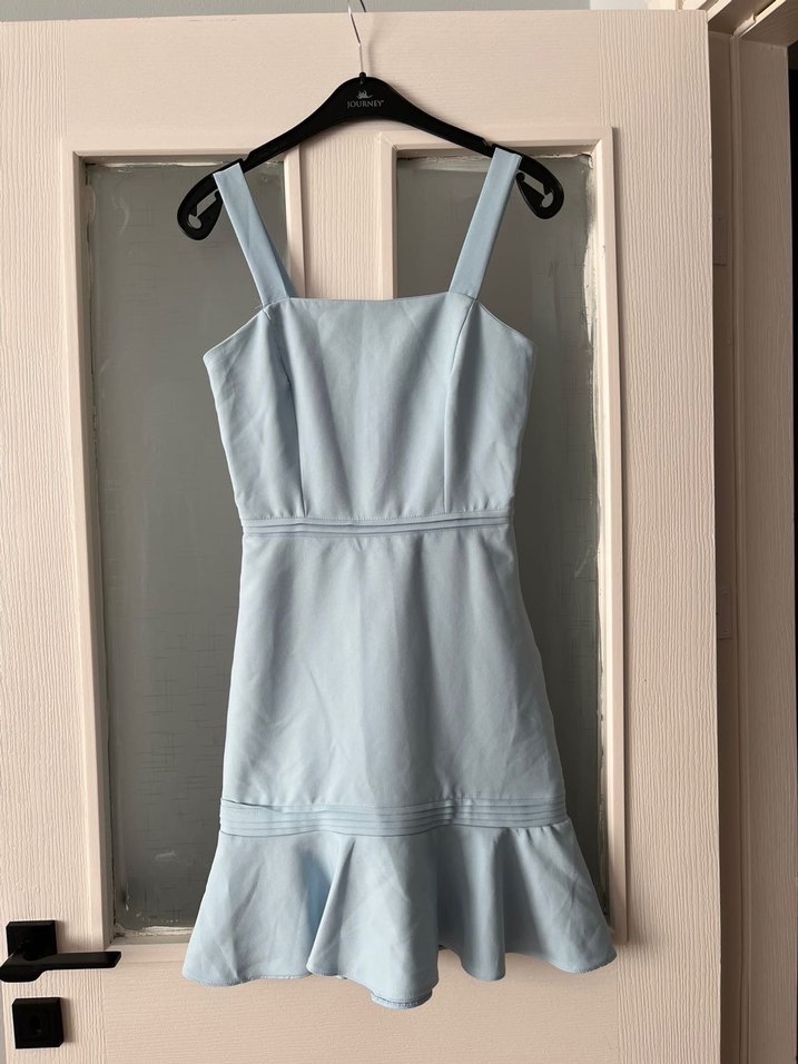 Mavi Midi Mezuniyet Elbisesi - Görsel 5