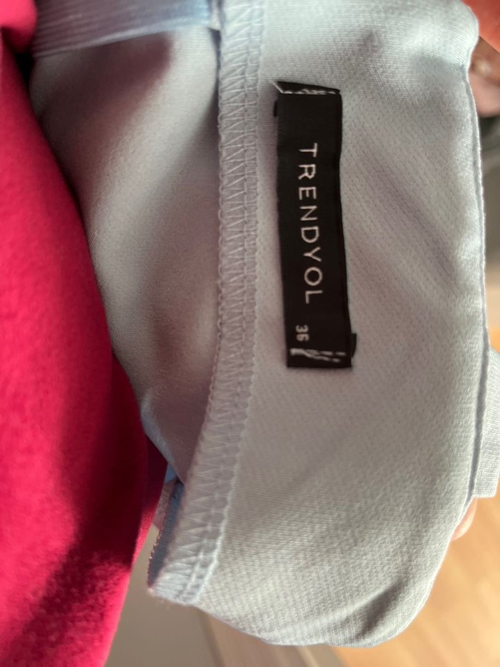 Mavi Midi Mezuniyet Elbisesi - Görsel 2