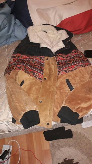 diesel-vintage ceket monttur içi tüylü sıcacık tutar unisextir m