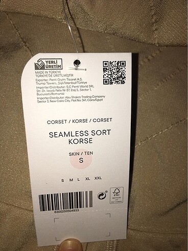 s Beden Penti kadın korse