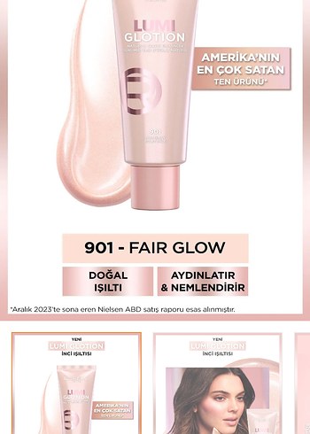 Lumi Glotion Aydınlatıcı Kapatıcı - 901 Fair Glow